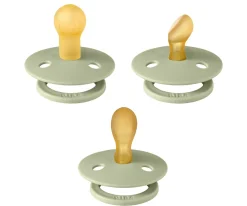 BIBS Pack 3 Chupetes BIB Try-It Sage^ Chupetes Con Diseños