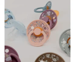 Bibs Liberty Pack 2 Chupetes BIBS Colour Round + 1 Secababitas Liberty Chamomile Lawn Baby Blue^ Secababitas