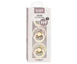BIBS Pack 3 Chupetes Try-It Liberty Eloise Ivory^ Chupetes Con Diseños