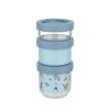 Mepal Pack 3 Dispensadores de Comida Apilable Mio Forest Friends