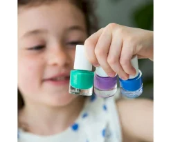 Namaki Pack 3 Esmaltes de Uñas al Agua Aurora Boreal + Lima^Niños Pintura De Uñas, Brillos Y Tattoos