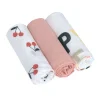 Lassig Pack 3 Muselinas Happy Fruits Cherry 80 cm^ Muselinas Bebé