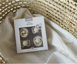 BIBS Pack Chupetes BIB Try-It Ivory^ Chupetes Con Diseños