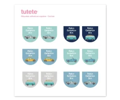 Tutete Pack Combinado Termo y Pegatinas Coches^ Colecciones Vuelta Al Cole