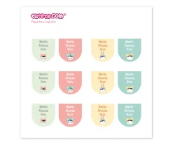 Esther Gili Pack Combinado Termo y Pegatinas Pastel^ Etiquetas Personalizadas