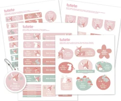 Tutete Pack Combinado Termo y Pegatinas Sweet Deer