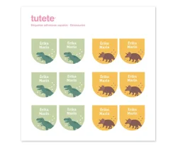 Tutete Pack Combinado Termo y Pegatinas Dinosaurios