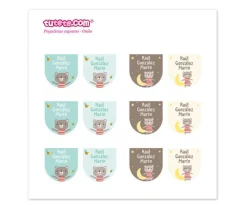 Tutete Pack Combinado Termo y Pegatinas Osito^ Etiquetas Personalizadas