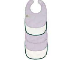 Lassig Pack de 5 baberos Happy Lavender^ Baberos
