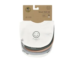 Lassig Pack de 5 baberos Happy Smile^ Baberos