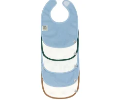 Lassig Pack de 5 baberos Happy Smile Blue^ Baberos