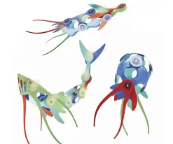 Niños Clixo Pack Ocean Creatures 24 Piezas