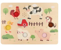 Niños Bubblat Kids Panel Sensorial En la Granja Personalizable