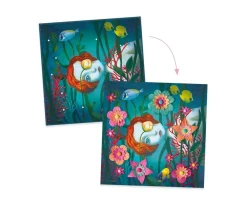 Djeco Papel Creativo 3D Rock'n Rosas^Niños Manualidades Para Niños