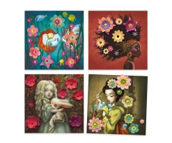 Djeco Papel Creativo 3D Rock'n Rosas^Niños Manualidades Para Niños