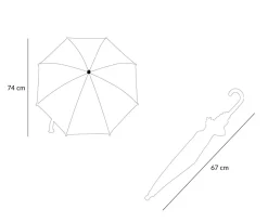 Tutete Paraguas Transparente City Cars