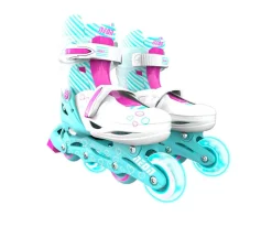Yvolution Patines Combo Neón Verde y Rosa T.30-33^Niños Patinetes