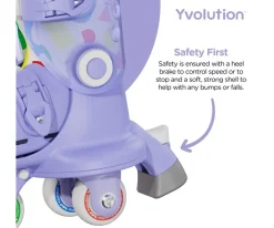 Yvolution Patines Twista Lila T.30-34^Niños Patinetes