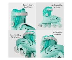 Yvolution Patines Twista Verde T.23-28^Niños Patinetes