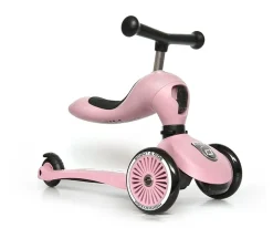 Niños Scoot and Ride Patinete 2 en 1 Highwaykick One Rosa