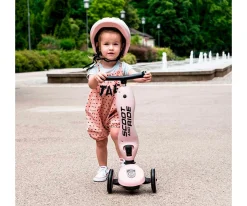 Niños Scoot and Ride Patinete 2 en 1 Highwaykick One Rosa