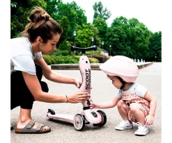 Niños Scoot and Ride Patinete 2 en 1 Highwaykick One Rosa