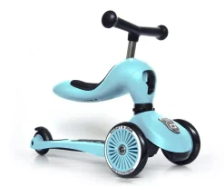 Niños Scoot and Ride Patinete 2 en 1 Highwaykick One Blueberry