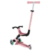 Niños Globber Patinete Go Up Active Led Lights Pastel Pink