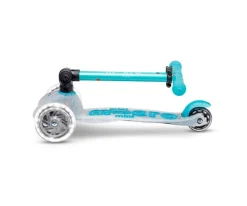 Niños Micro Patinete Deluxe Plegable Orion Glow Led Azul