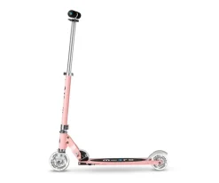 Niños Micro Patinete Sprite Rosa Pastel Led
