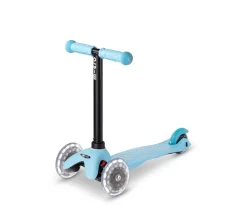 Niños Micro Patinete Mini 4 en 1 Deluxe LED Azul