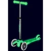 Niños Micro Patinete Mini Deluxe Glow Lime con Luces LED