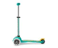 Niños Micro Patinete Mini Deluxe Eco Menta con Luces LED