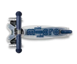 Micro Patinete Mini Deluxe Flux Neochrome Azul Luces LED^Niños Patinetes