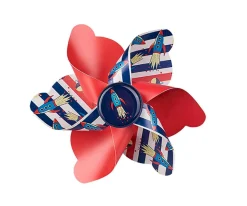 Niños Micro Patinete Mini Deluxe Glow Lime con Luces LED + Molinillo Cohete