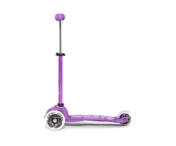 Niños Micro Patinete Mini Deluxe Lila Led