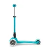 Niños Micro Patinete Plegable Mini Deluxe Aqua Luces LED