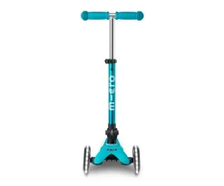 Niños Micro Patinete Plegable Mini Deluxe Aqua Luces LED