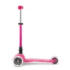 Niños Micro Patinete Plegable Mini Deluxe Rosa Luces LED