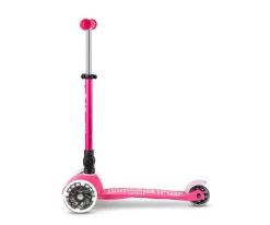 Niños Micro Patinete Plegable Mini Deluxe Rosa Luces LED