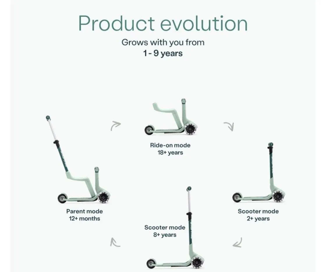 Niños SmarTrike Patinete Xtend Mini-Ride Verde