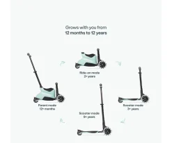 Niños SmarTrike Patinete Xtend Scooter-Ride On Soft Mint