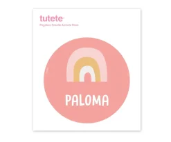 Tutete Pegatina Grande Arcoíris Rosa para Caja Almuerzo