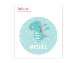 Tutete Pegatina Grande Dragón para Caja Almuerzo