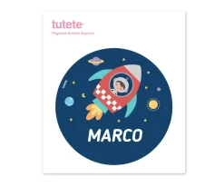 Tutete Pegatina Grande Espacio para Caja Almuerzo