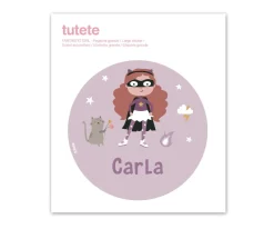 Tutete Pegatina Grande Fantastic Girl para Caja Almuerzo