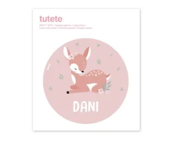 Tutete Pegatina Grande Sweet Deer para Caja Almuerzo