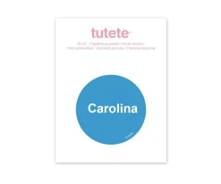 Tutete Pegatina Pequeña Azul para Botella