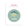 Tutete Pegatina Pequeña Dinosaurio para Botella y Cajas Almuerzo^ Colecciones Vuelta Al Cole