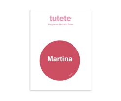 Tutete Pegatina Pequeña Nordic Rosa para Botella